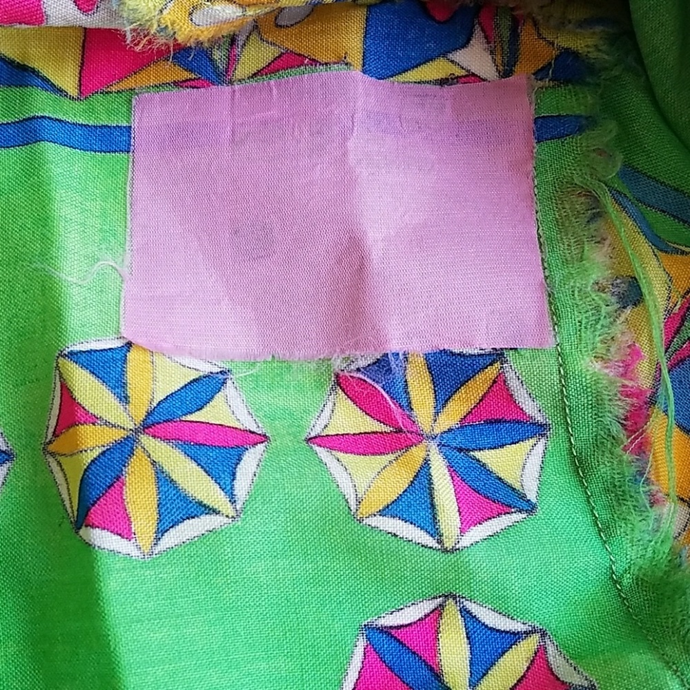 Vintage 60s Beach Linen Silk Shirt Chest 40 - Picture 8 of 8